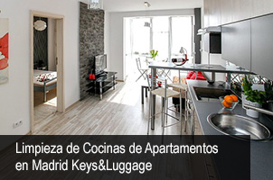 limpieza de cocinas para apartamentos turisticos, madrid keys and luggage